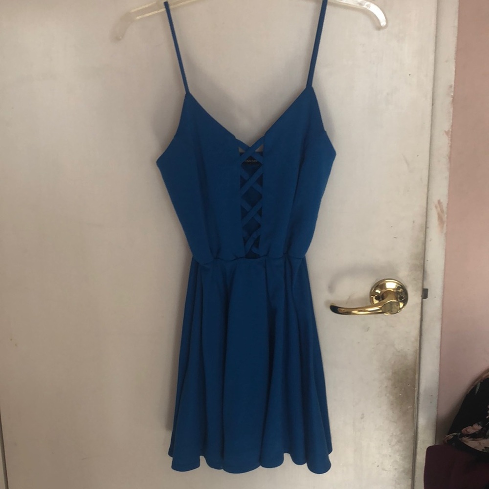 Blue dress